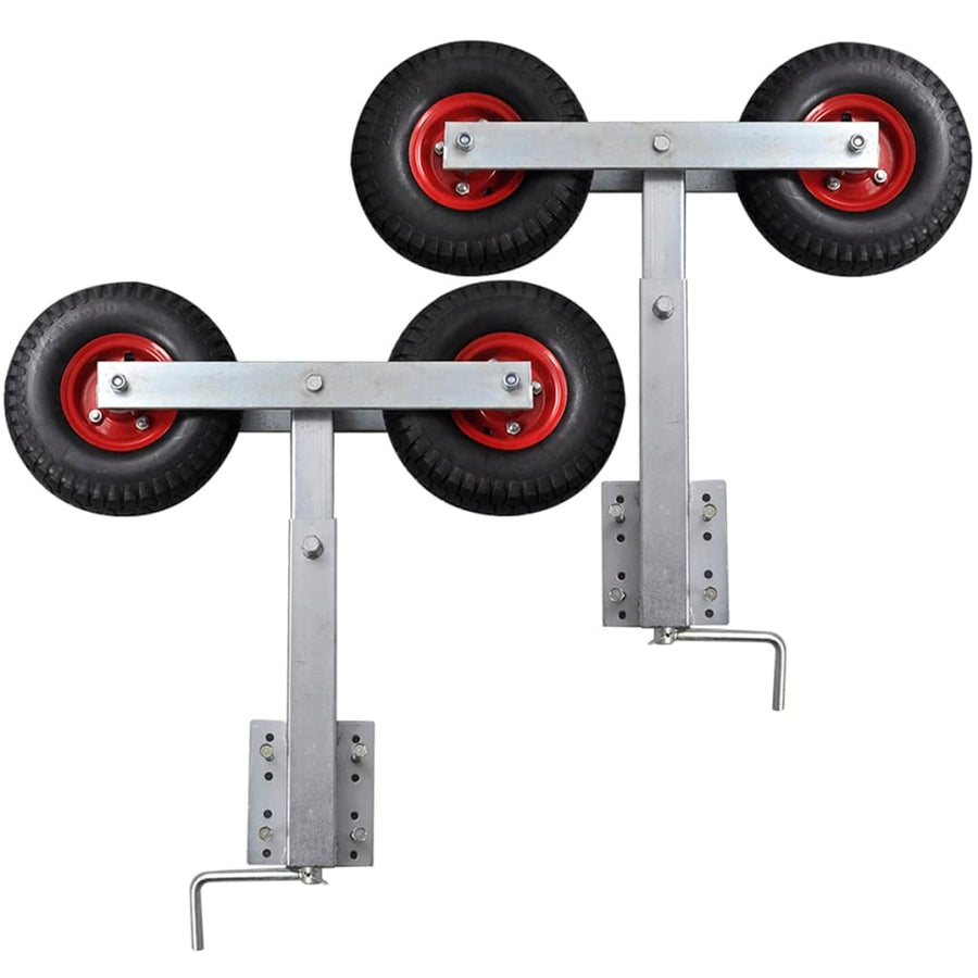 2-Delige Boegsteunenset Voor Bootaanhanger 59-84 Cm