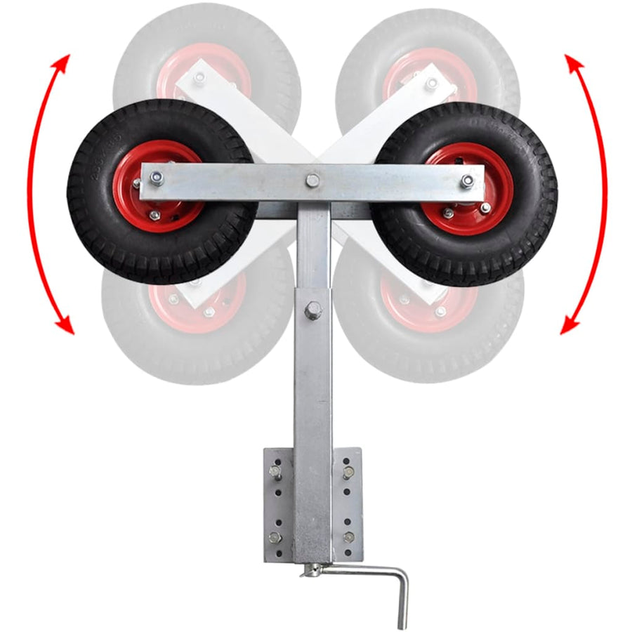 2-Delige Boegsteunenset Voor Bootaanhanger 59-84 Cm