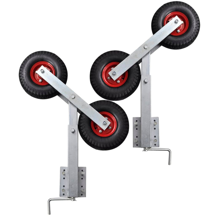 2-Delige Boegsteunenset Voor Bootaanhanger 59-84 Cm