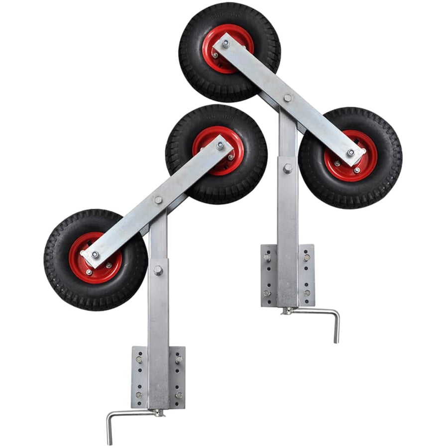 2-Delige Boegsteunenset Voor Bootaanhanger 59-84 Cm