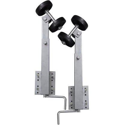 2-Delige Rollerboegsteunenset Voor Boottrailer 59-84 Cm