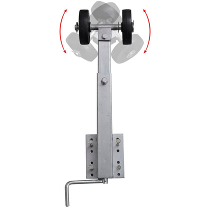 2-Delige Rollerboegsteunenset Voor Boottrailer 59-84 Cm