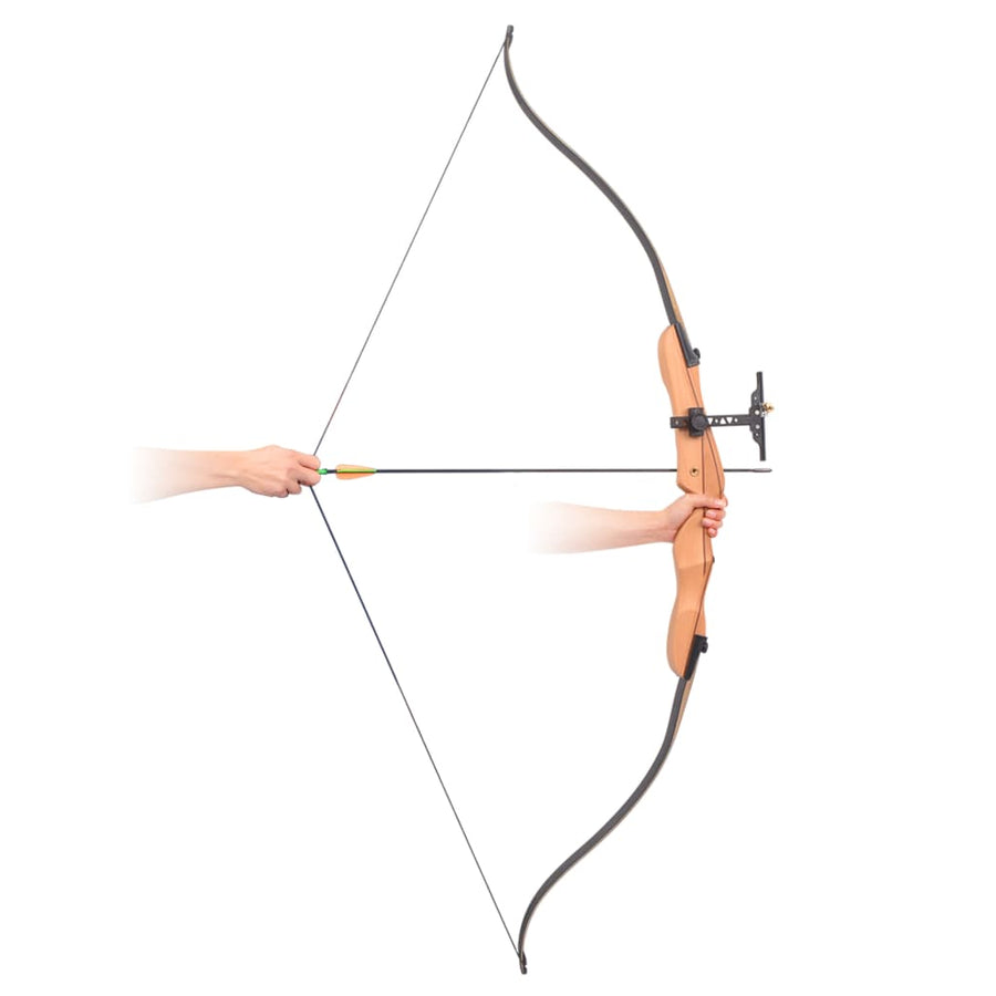 Recurveboog Voor Volwassenen 68" 30 Lb Zwart