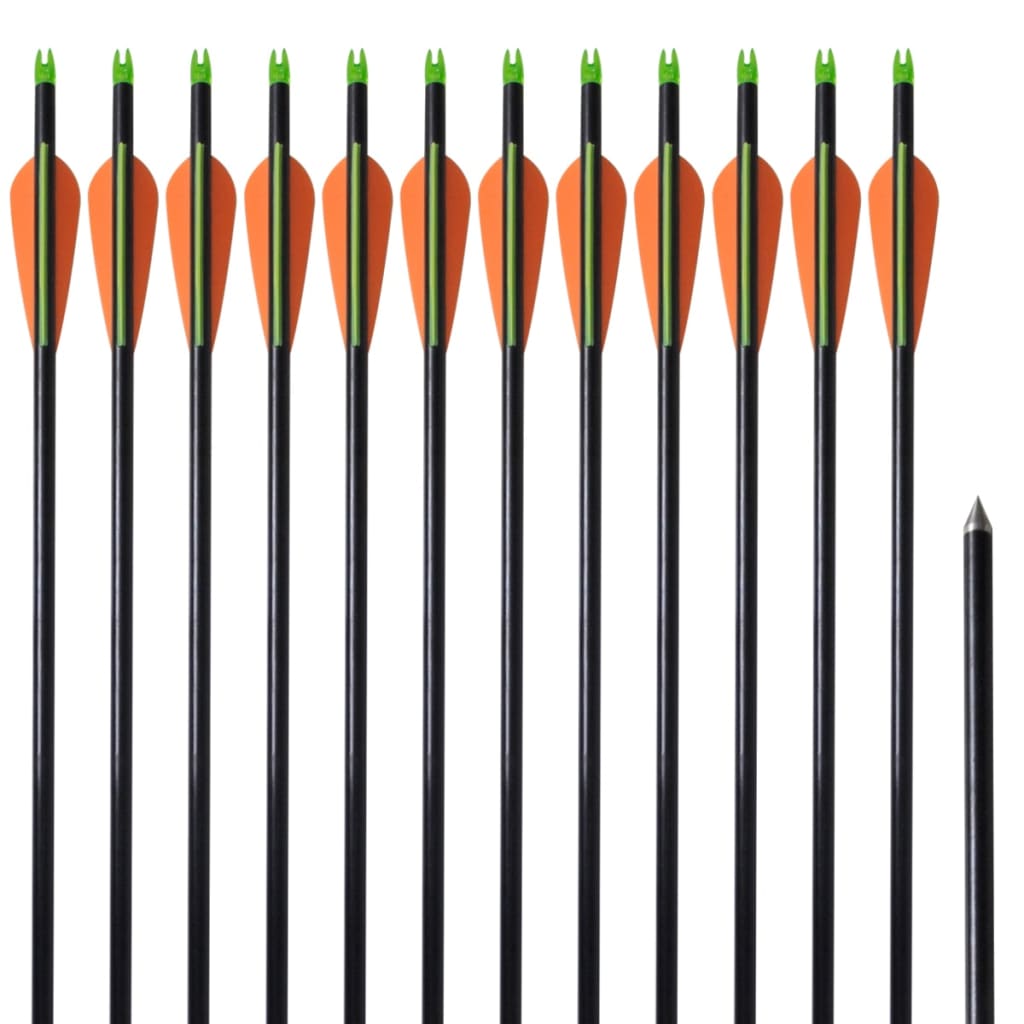 Pijlen Compoundboog Standaard 30" 0,8 Cm Glasvezel 12 Stuks 0.8 cm
