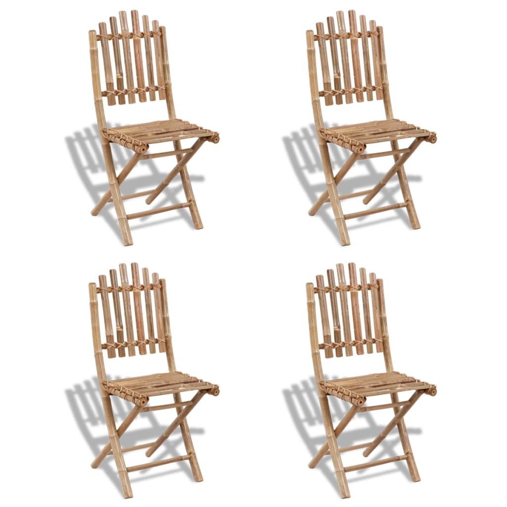 Tuinstoelen Inklapbaar Bamboe 4