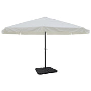 Parasol 5 m diameter wit aluminium