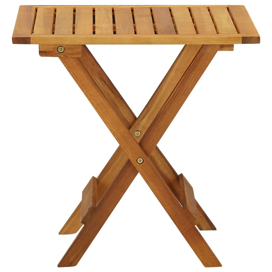 Bistrotafel 46X46X47 Cm Massief Acaciahout 1 Bruin
