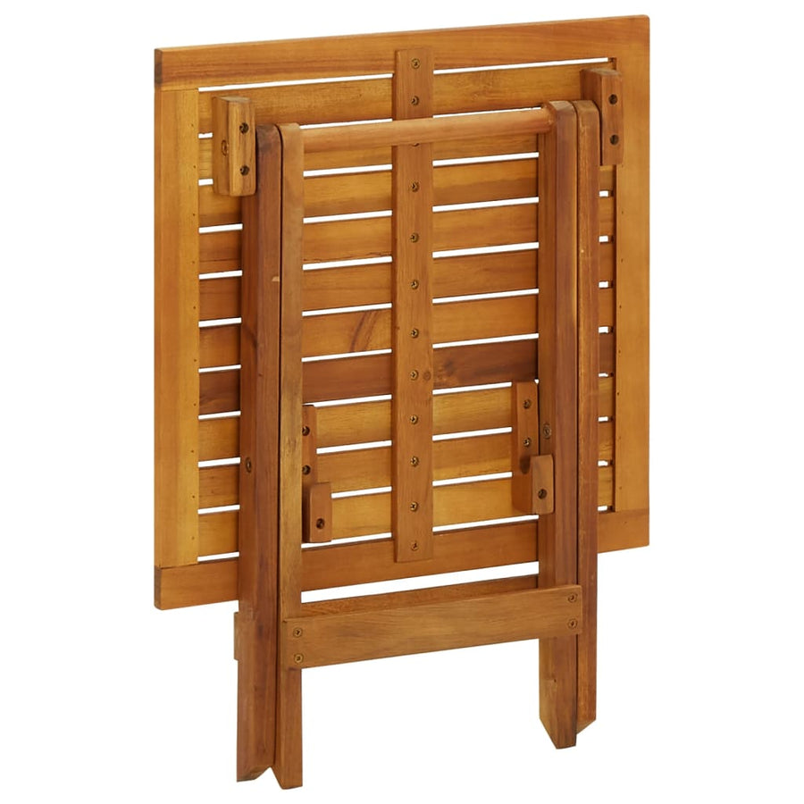 Bistrotafel 46X46X47 Cm Massief Acaciahout 1 Bruin