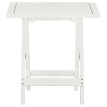 Bistrotafel 46X46X47 Cm Massief Acaciahout Wit