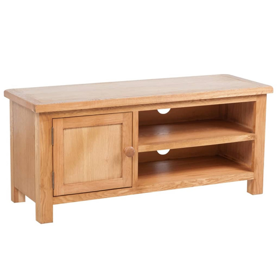Tv-meubel 103x36x46 cm massief eikenhout