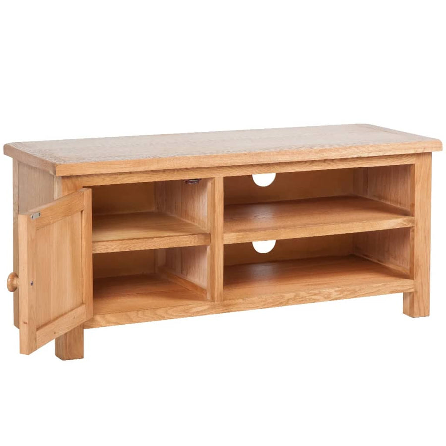 Tv-meubel 103x36x46 cm massief eikenhout