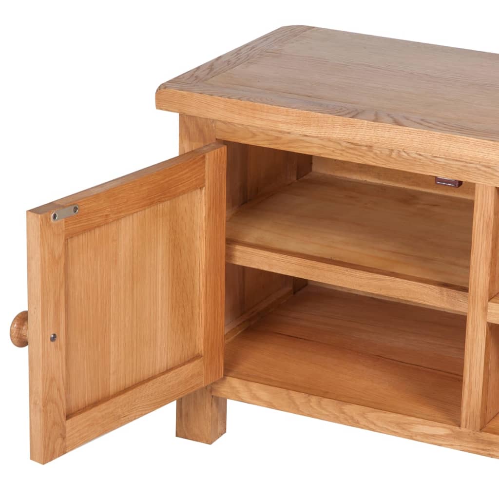Tv-meubel 103x36x46 cm massief eikenhout