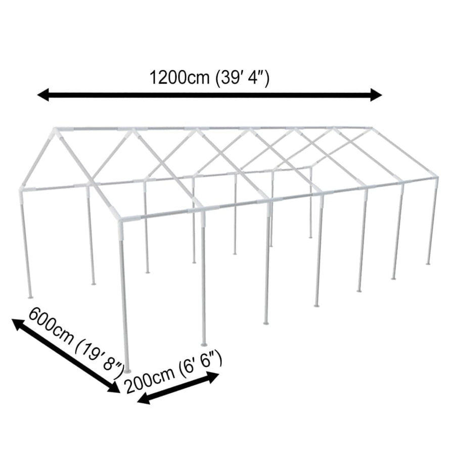 Stalen Frame Voor Een Party Tent 12 X 6 M