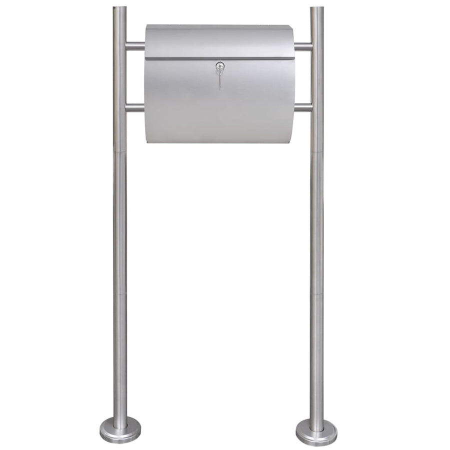 Op Standaard Roestvrij Staal 37.5 x 13 x 31 cm Brievenbus
