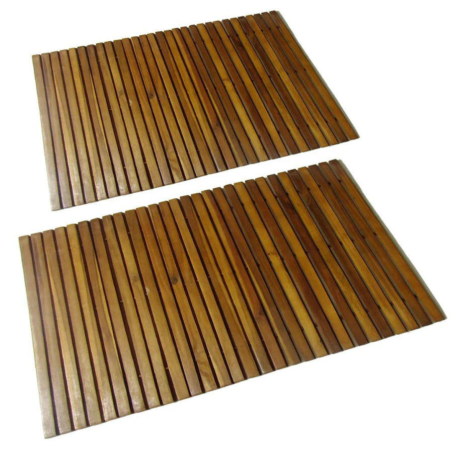Badmat Acaciahout 80 X 50 Cm Stuks 2