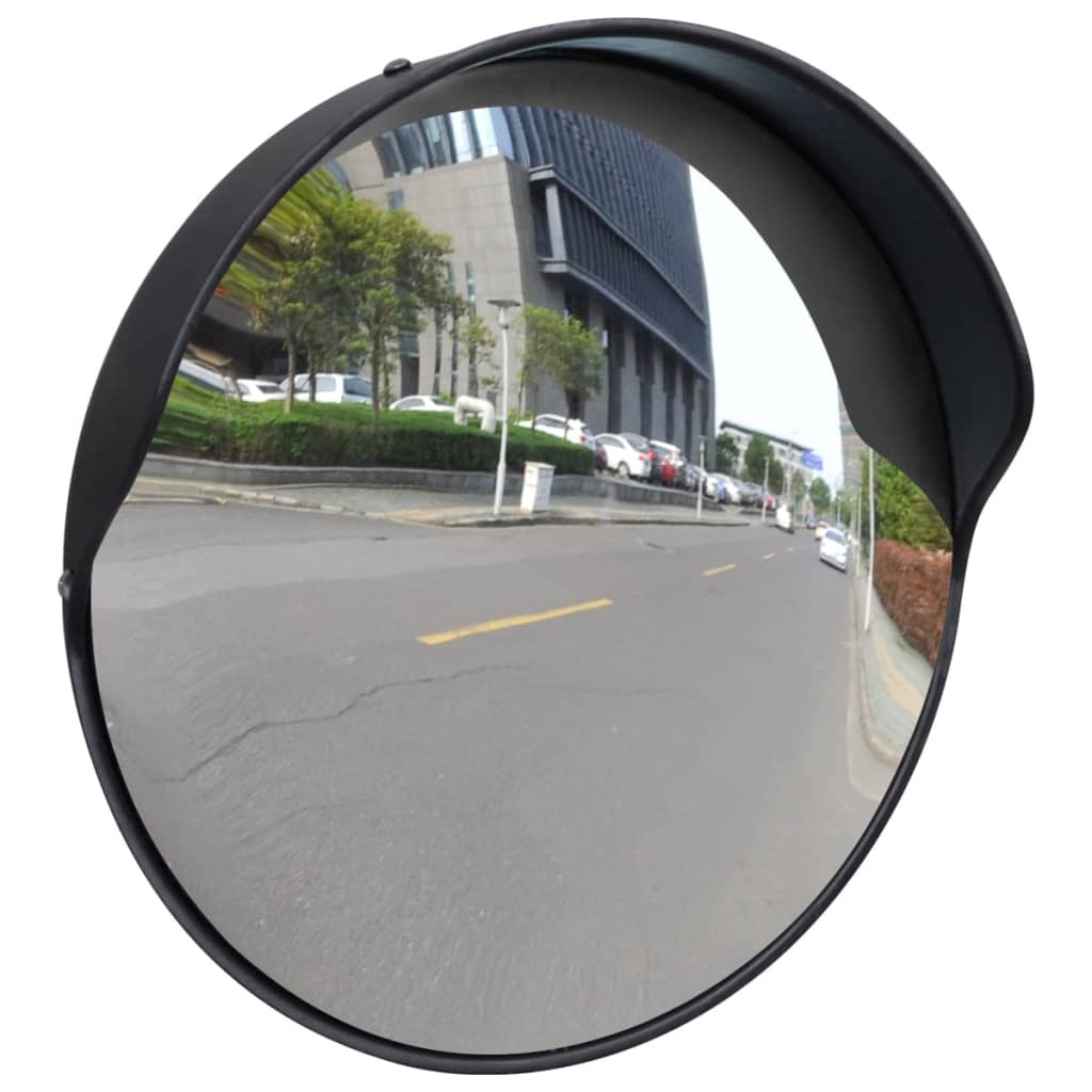 Verkeersspiegel Voor Buiten 30 Cm Pc-Kunststof Ø 30 cm Zwart