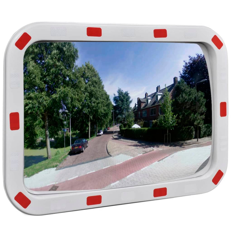 Verkeersspiegel Rechthoekig Met Reflectors 40 x 60 cm