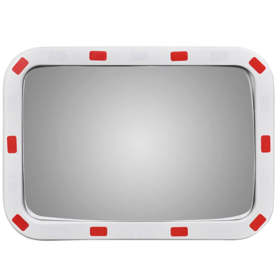 Verkeersspiegel Rechthoekig Met Reflectors 40 x 60 cm