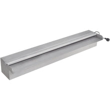 Zwembadwaterval 'S Rechthoekig Roestvrij Staal 60 cm met LED