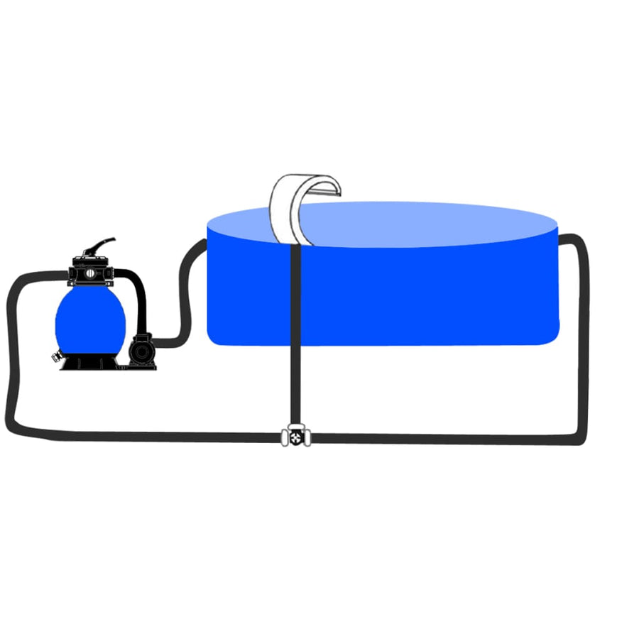 Zwembadwaterval 45X30X60 Cm Roestvrij Staal zonder LED
