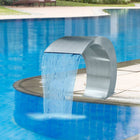Swimming pool waterfall 45x30x60 cm stainless steel