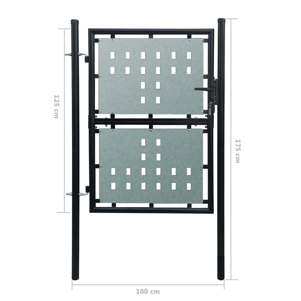 Poort Enkel 100 x 175 cm