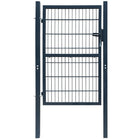 Double Bar Mat Gate (Single) Anthracite 106 x 210 cm