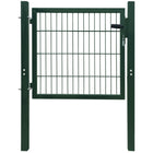 Poort dubbelstaafmat (enkel) 106x130 cm groen 106 x 130 cm Groen