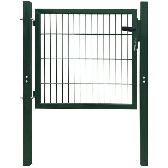 Poort dubbelstaafmat (enkel) 106x130 cm groen 106 x 130 cm Groen