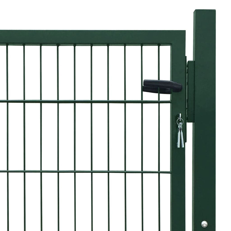 Poort dubbelstaafmat (enkel) 106x130 cm groen 106 x 130 cm Groen