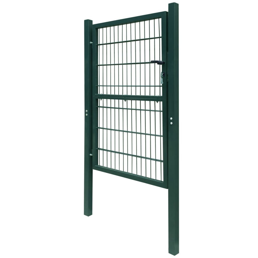 Poort dubbelstaafmat (enkel) 106x170 cm groen 106 x 170 cm Groen