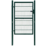Dubbelstaafmat poort 106x190 cm groen
