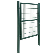 Poort dubbelstaafmat (enkel) 106x210 cm groen 106 x 210 cm Groen
