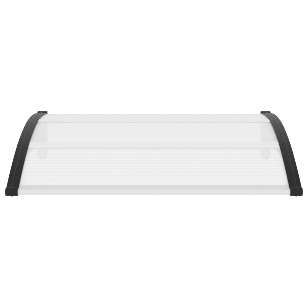 Deurluifel Pc 120 x 100 cm Zwart en transparant