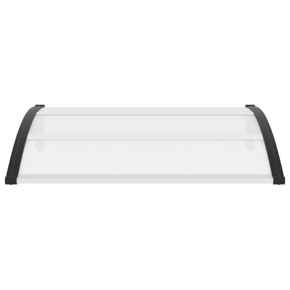 Deurluifel Pc 120 x 100 cm Zwart en transparant