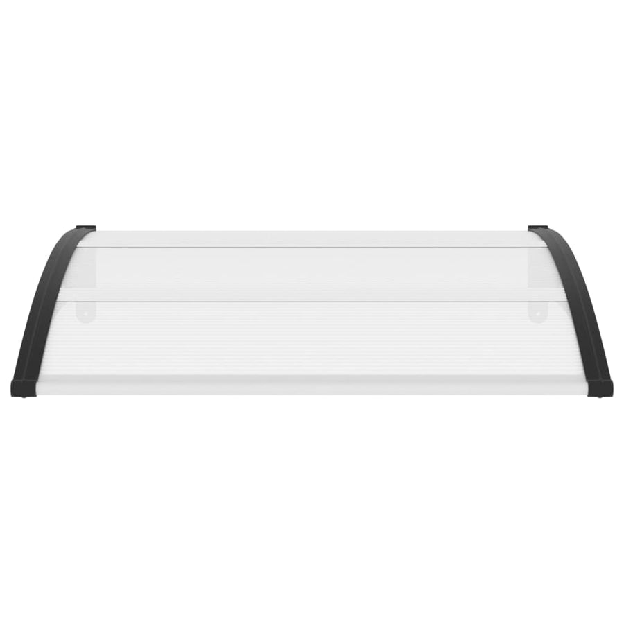 Deurluifel Pc 120 x 100 cm Zwart en transparant