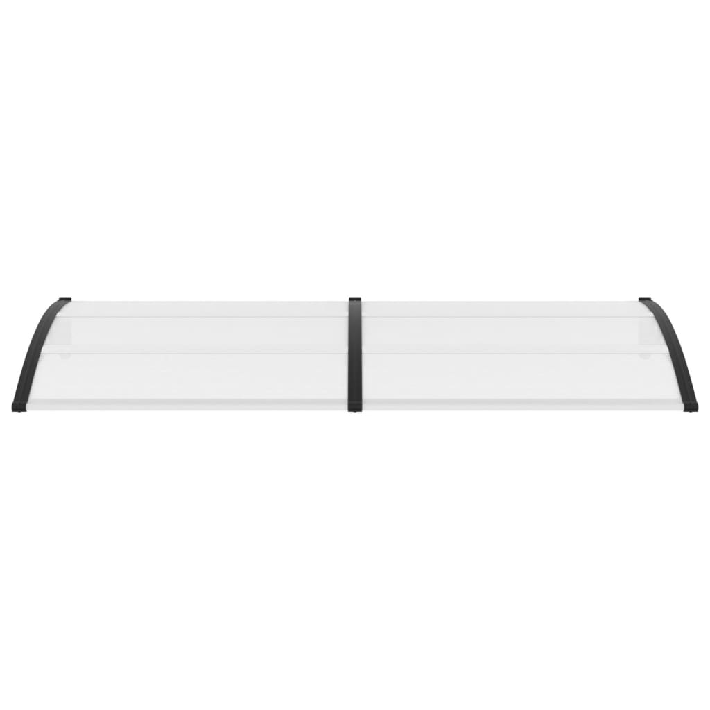 Deurluifel Pc 240 x 100 cm Zwart en transparant