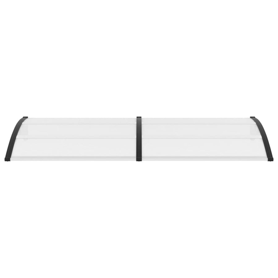 Deurluifel Pc 240 x 100 cm Zwart en transparant