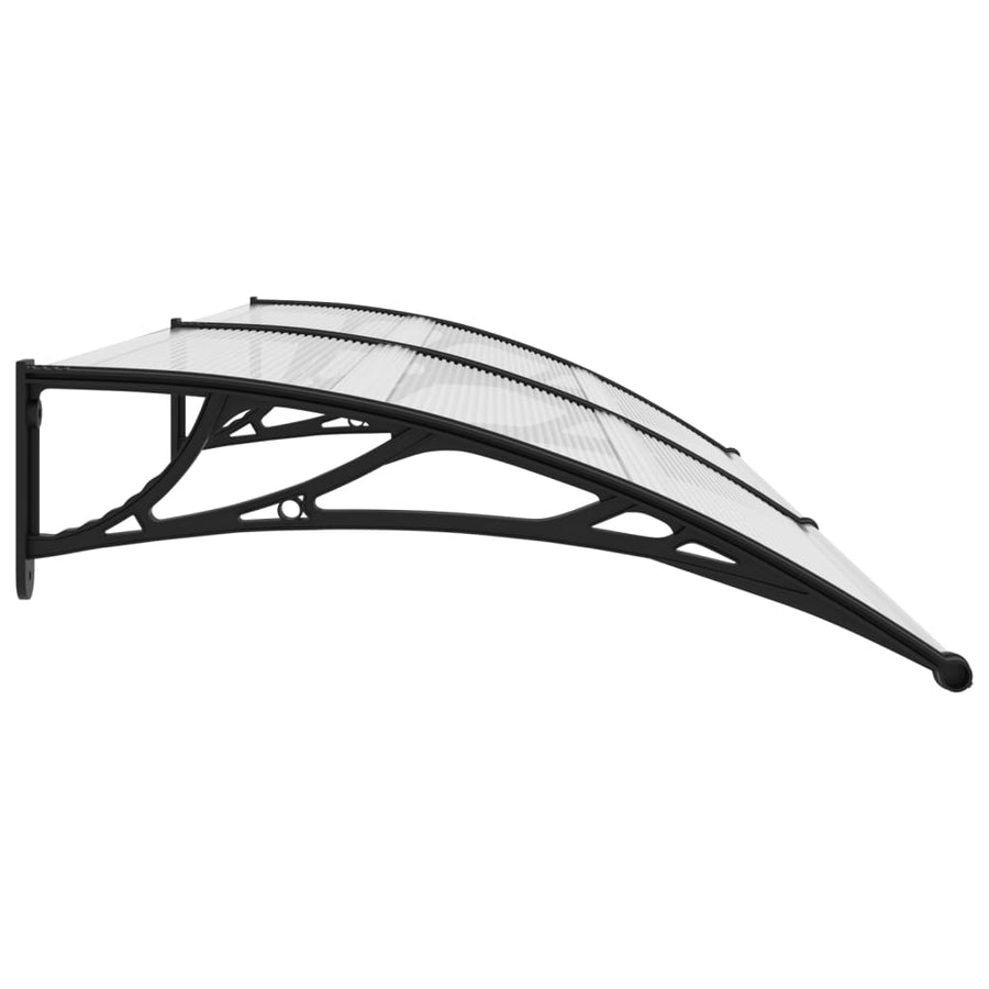 Deurluifel Pc 240 x 100 cm Zwart en transparant