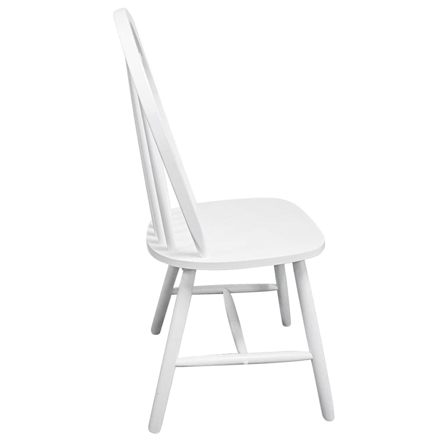 Eetkamerstoelen Massief Rubberwood 2