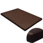 Hondenmat 80x60 cm bruin polyester