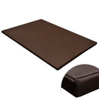 Dog mat flat rectangular size L brown