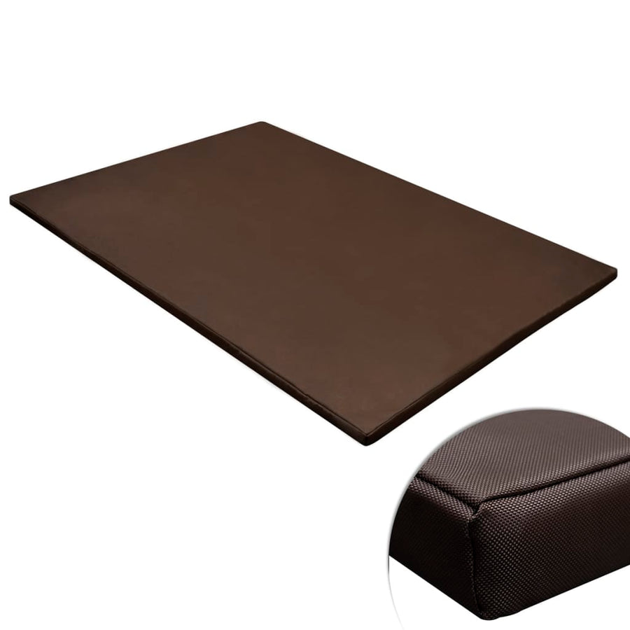 Hondenmat Plat Vierkant M Bruin