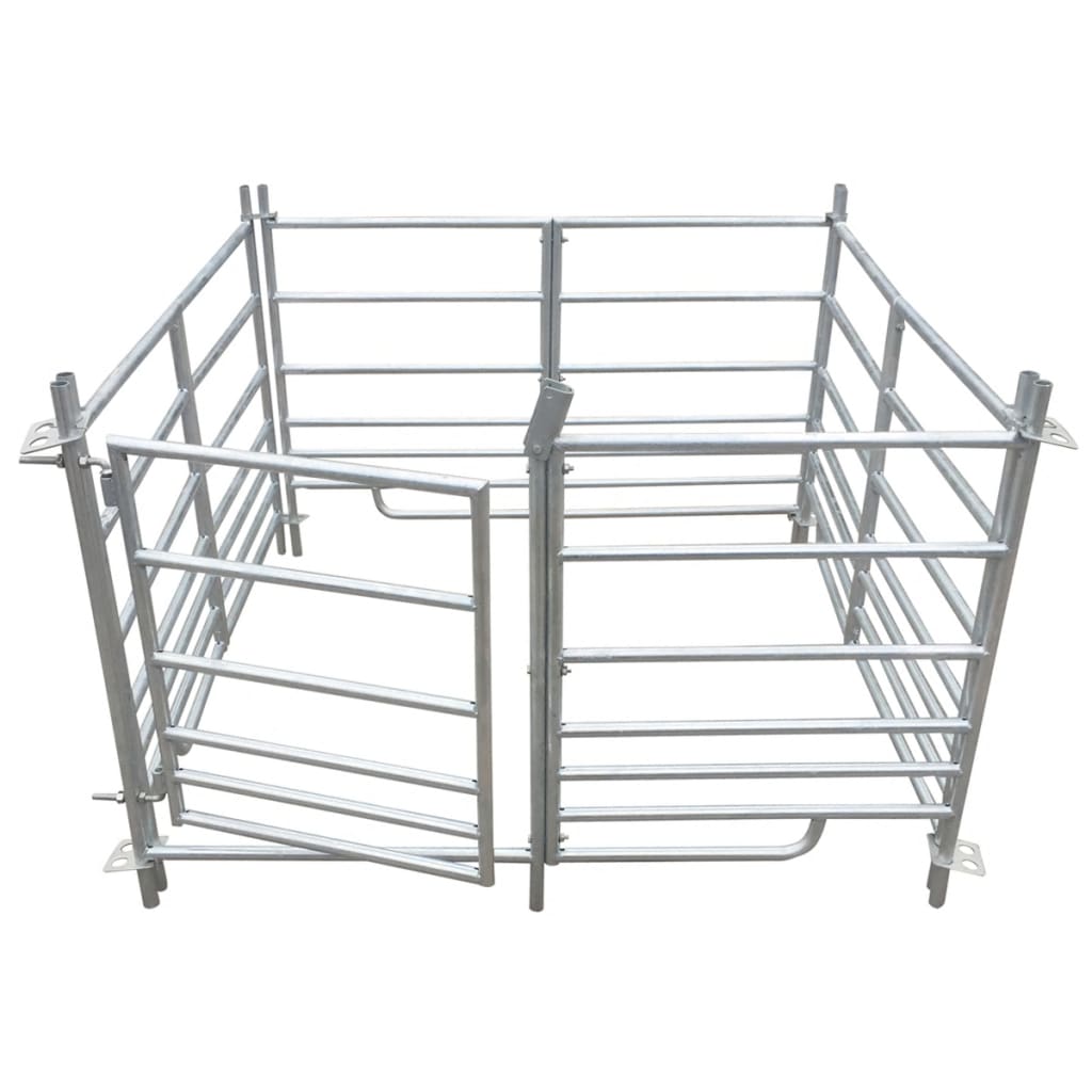 Schaapskooi 4 Panelen 137X137X92 Cm Gegalvaniseerd Staal