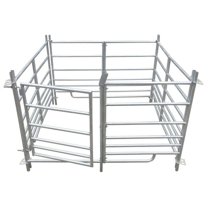 Schaapskooi 4 Panelen 137X137X92 Cm Gegalvaniseerd Staal