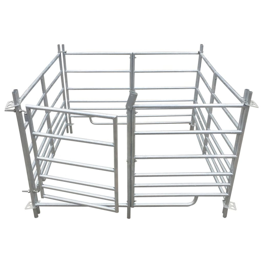 Schaapskooi 4 Panelen 137X137X92 Cm Gegalvaniseerd Staal