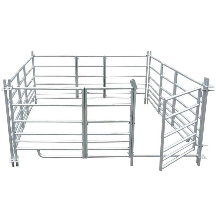 Schaapskooi 4 Panelen 183X183X92 Cm Gegalvaniseerd Staal