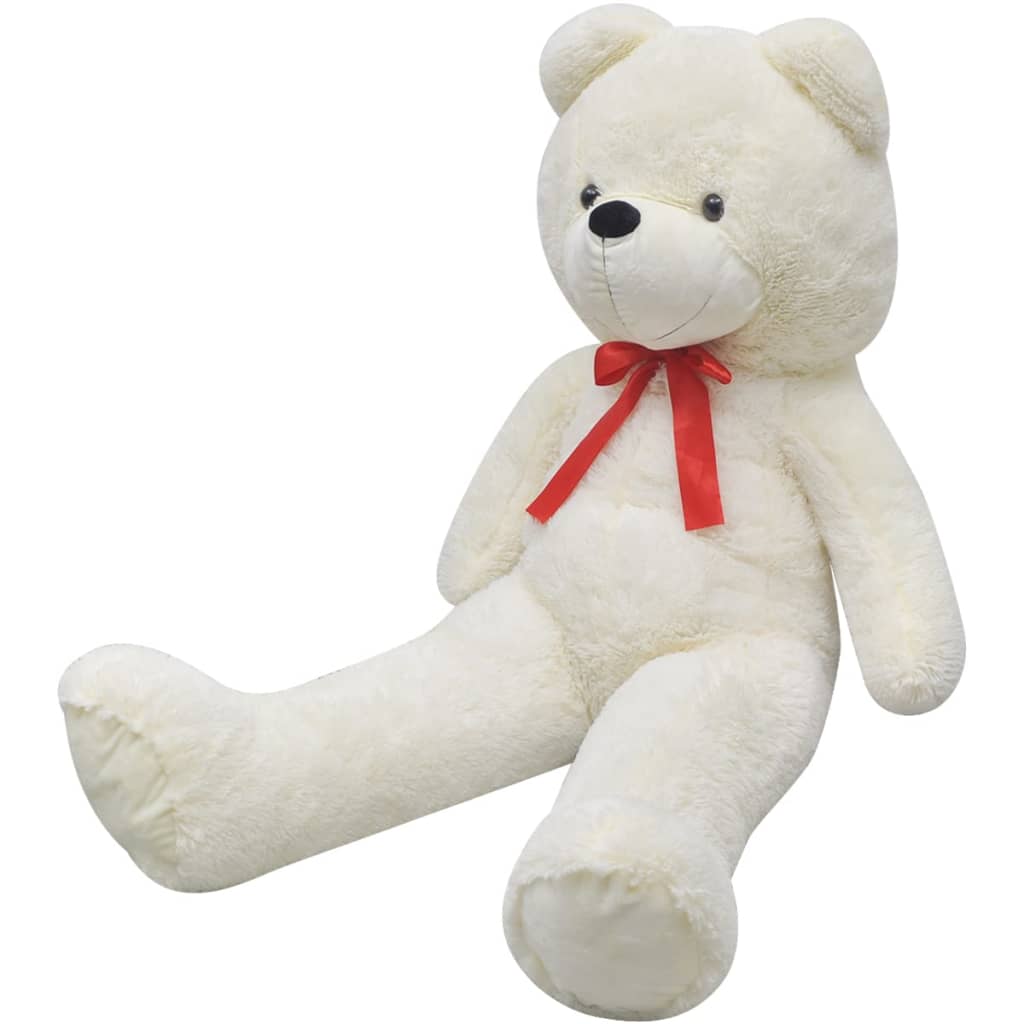 Teddybeer Xxl 160 Cm Zacht Pluche Wit