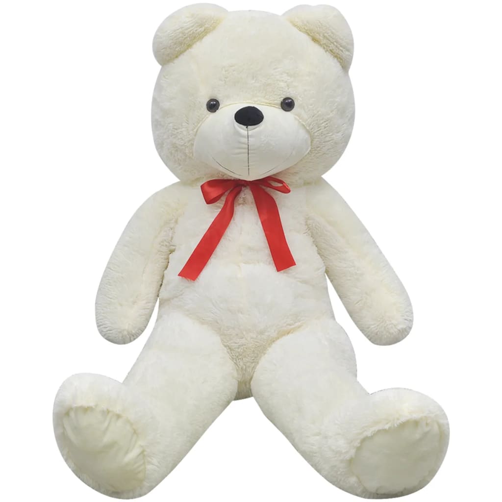 Teddybeer Xxl 160 Cm Zacht Pluche Wit