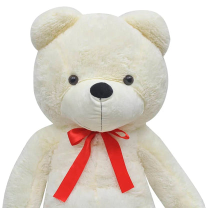 Teddybeer Xxl 160 Cm Zacht Pluche Wit